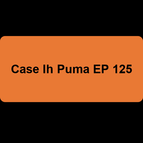 Case Ih Puma EP 125